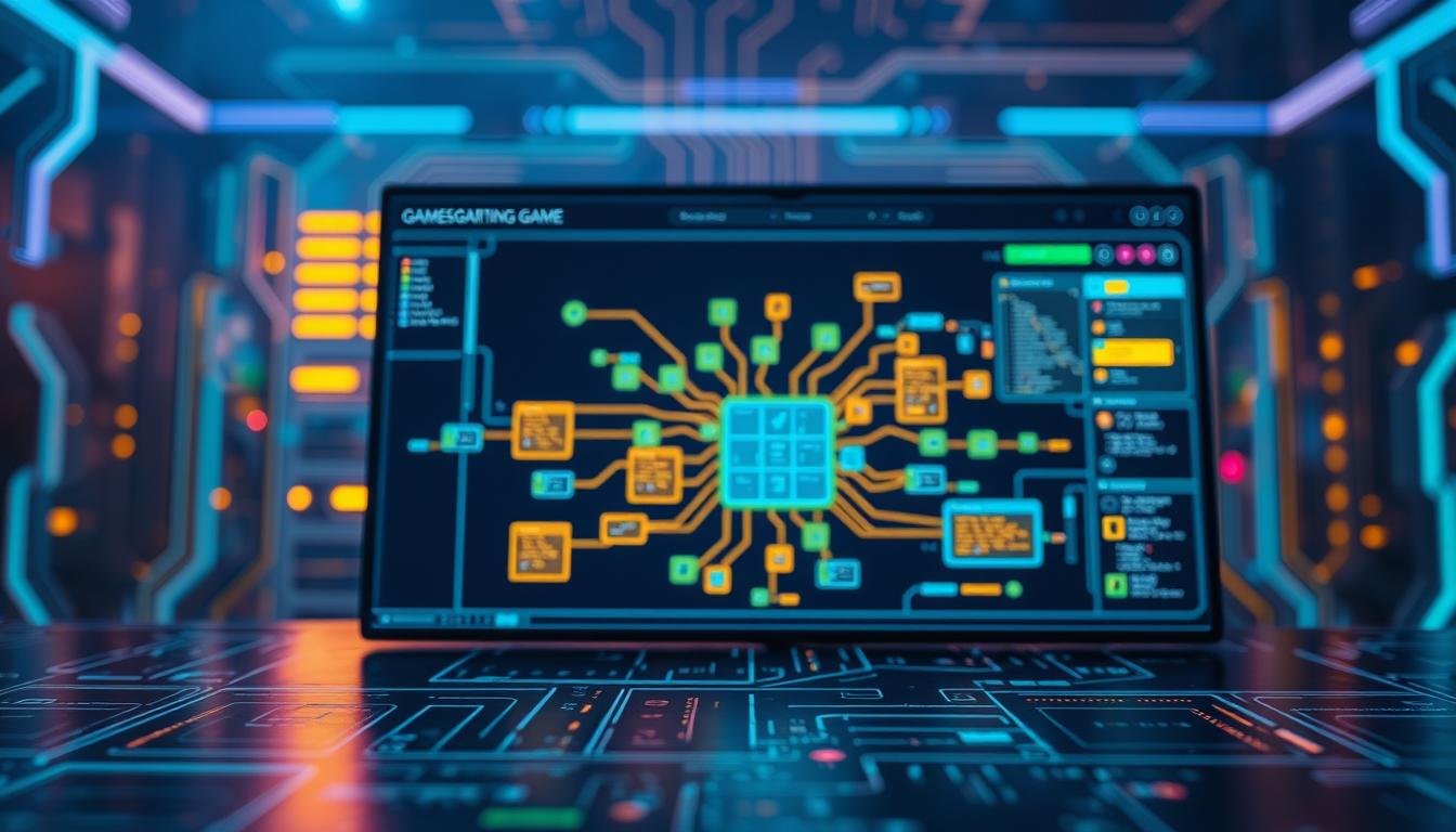 visual scripting game logic