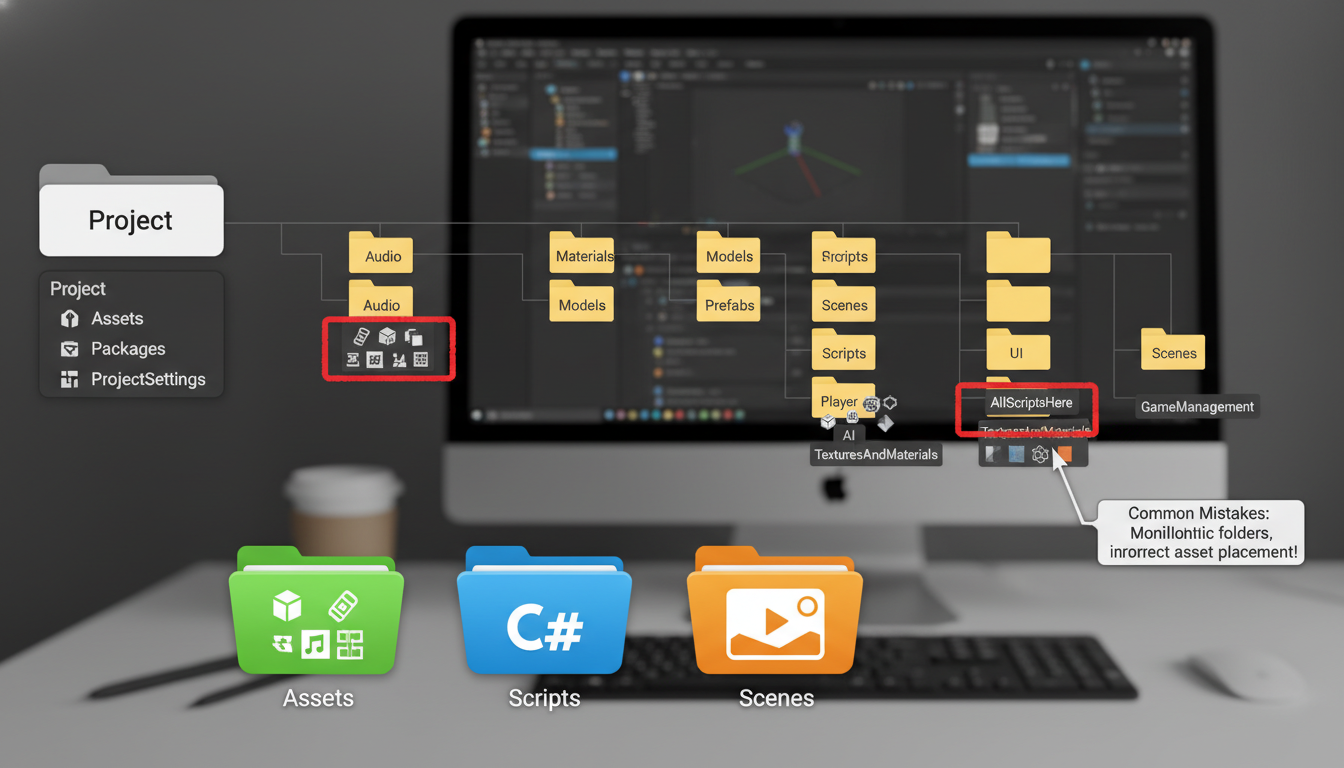 common mistakes in small unity game projects