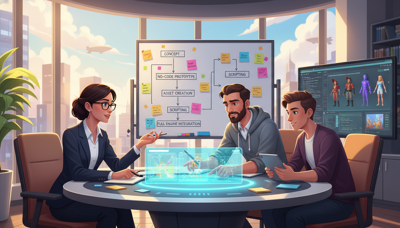 transitioning from no-code to traditional game engines