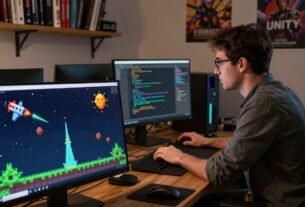 Unity 2D space shooter tutorial, mobile game project beginner