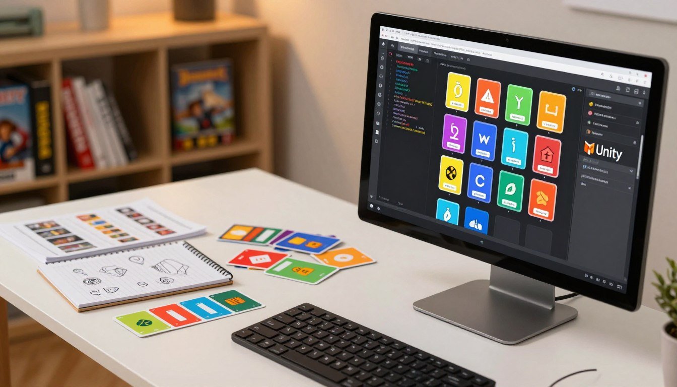 Unity memory game tutorial, Android card matching game