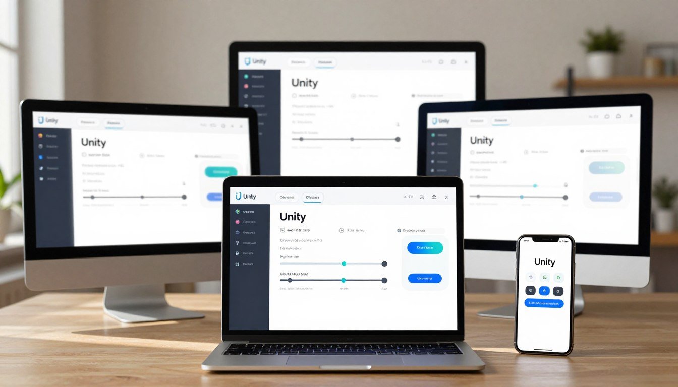 Unity responsive UI, canvas scaler mobile resolution