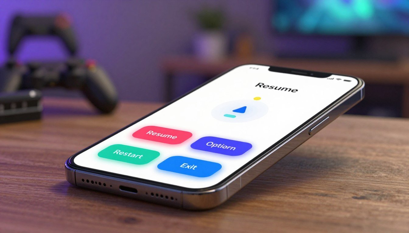 unity pause menu system mobile game