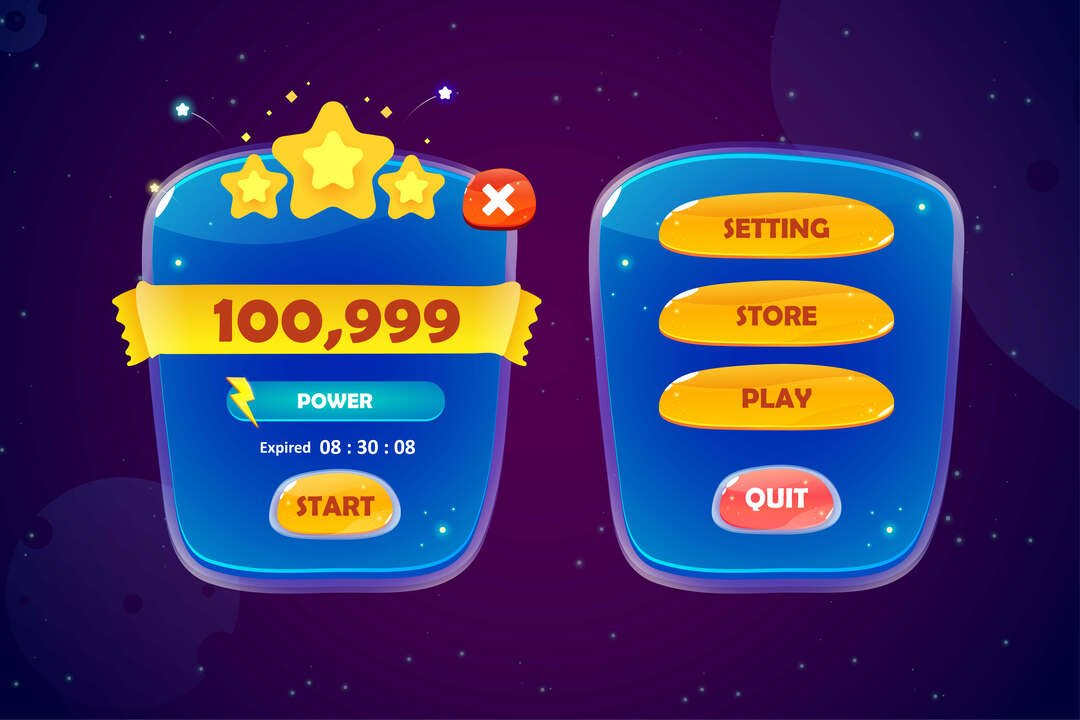 unity score system mobile game UI